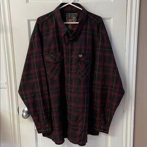 Dixxon LAMB OF GOD plaid flannel button up shirt men’s size 4X
